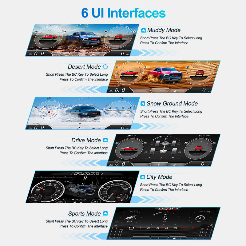 Dodge Ram (2008-2012) Digital Dashboard Upgrade