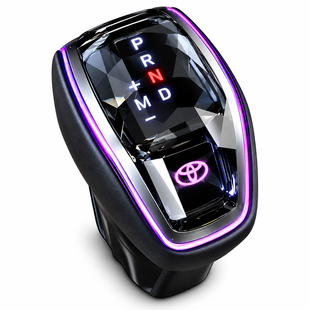 Toyota crystal gear shift knob with LCD display
