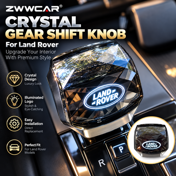 Land Rover Crystal Illuminated Gear Shift Knob