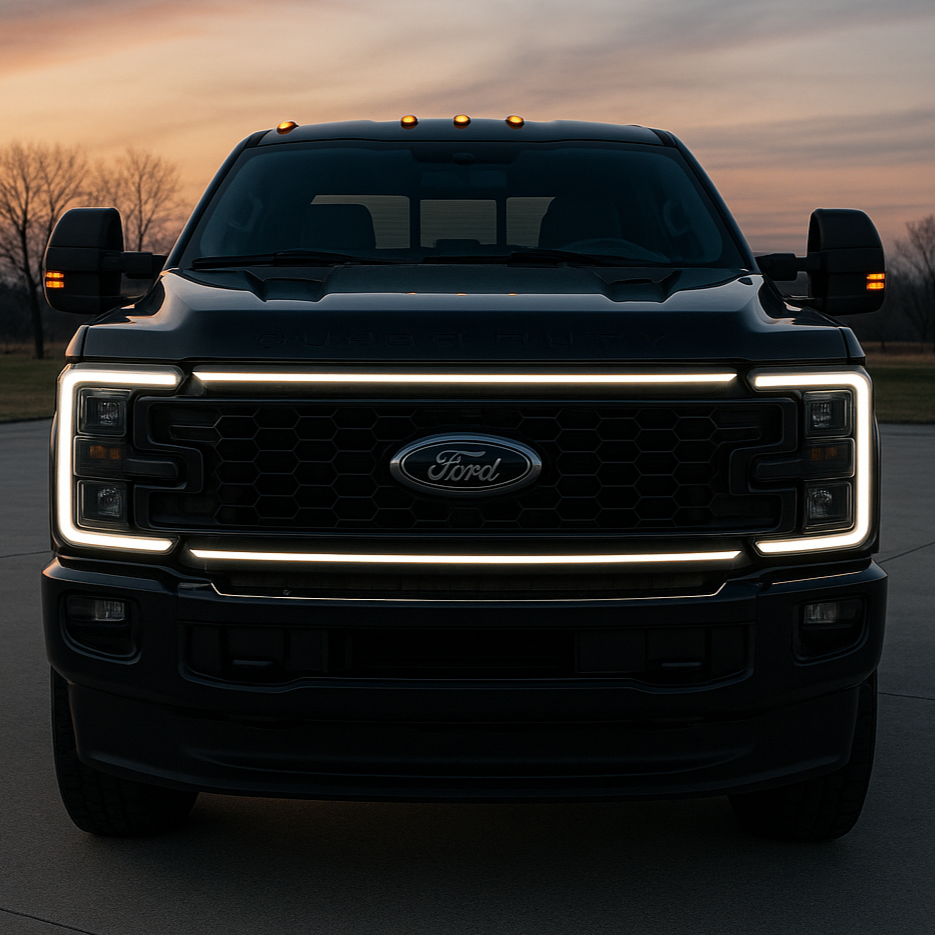 2023-2026+ Ford Super Duty F250 F350 LED Grille Trim Light Strip Kit
