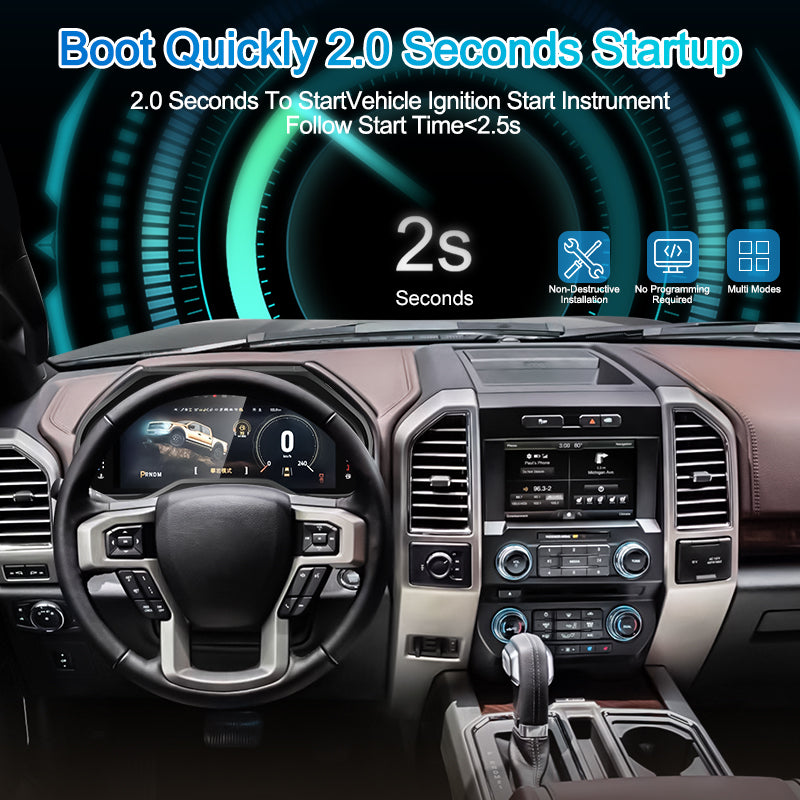Ford F-150 2015-2021 LCD Digital Instrument Panel