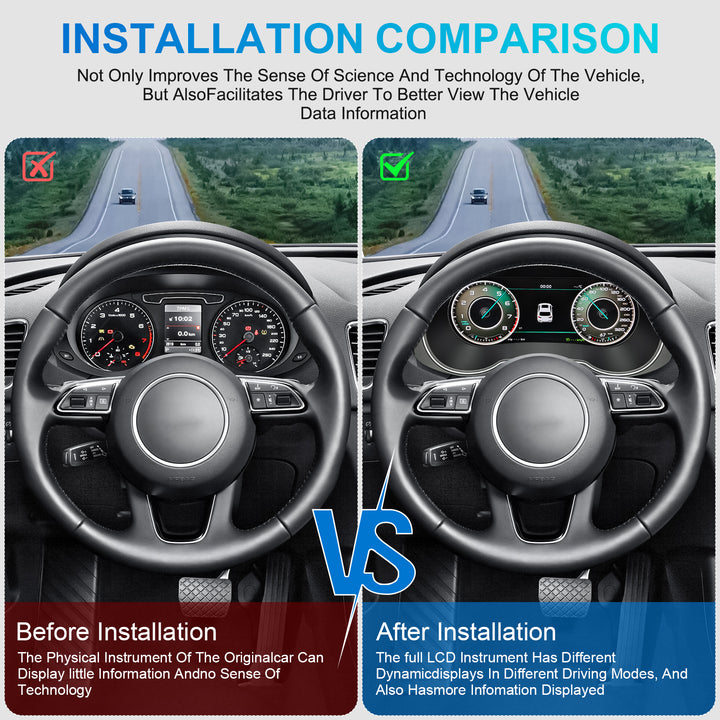 Audi Q3 (2012-2018) Digital Instrument Panel Upgrade