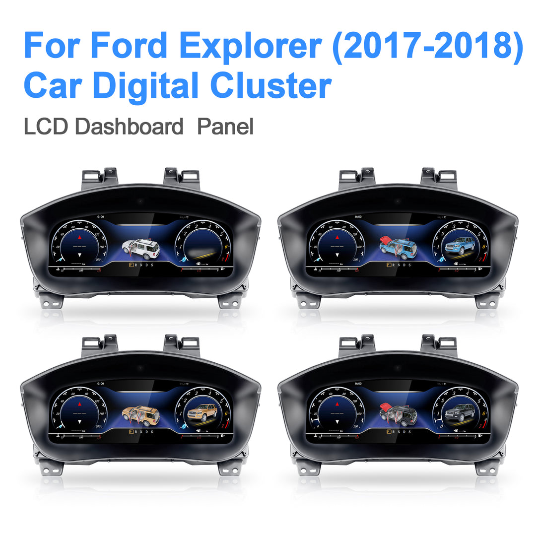 2017-2018 Ford Explorer Digital Instrument Panel