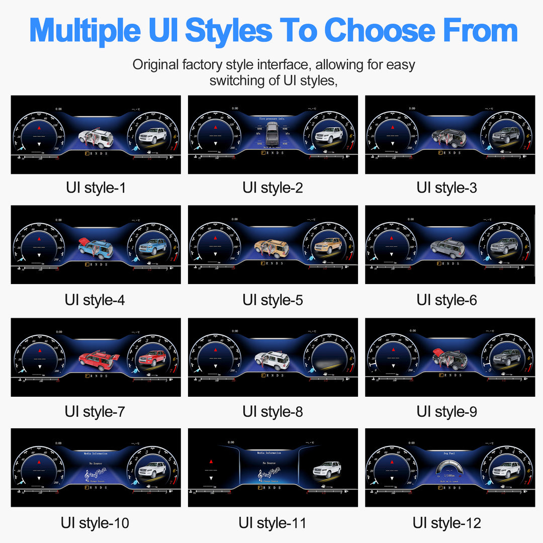 2017-2018 Ford Explorer Digital Instrument Panel