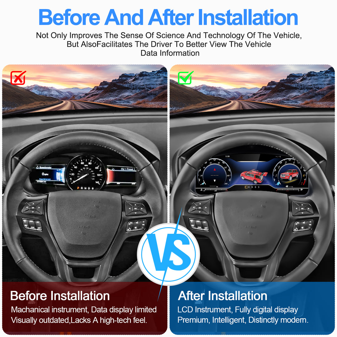 2017-2018 Ford Explorer Digital Instrument Panel