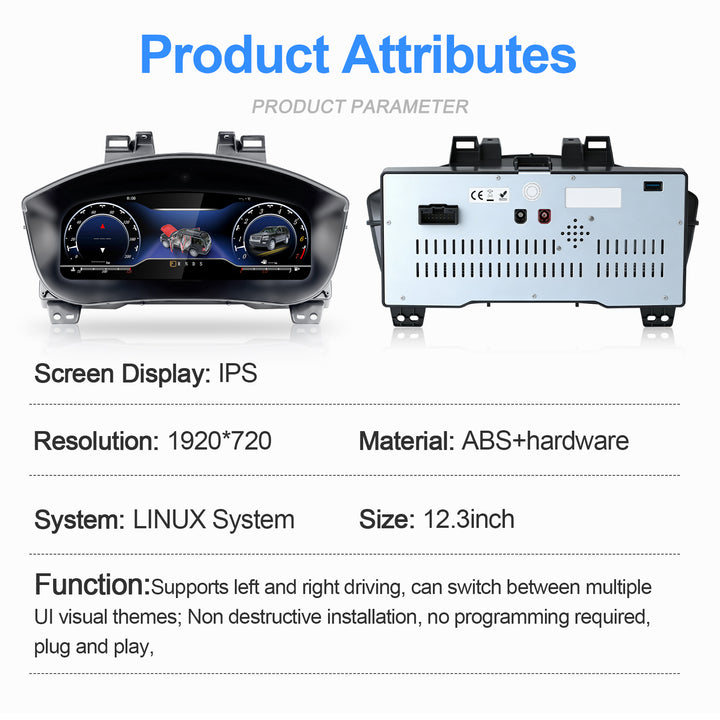 2017-2018 Ford Explorer Digital Instrument Panel
