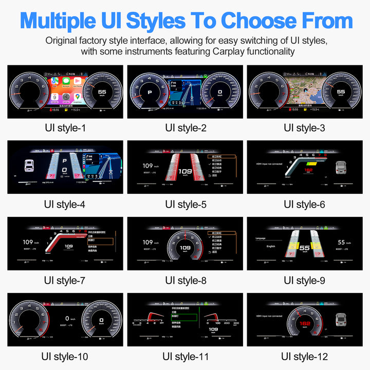 Audi Q5 (2009-2013) Digital Instrument Panel Upgrade