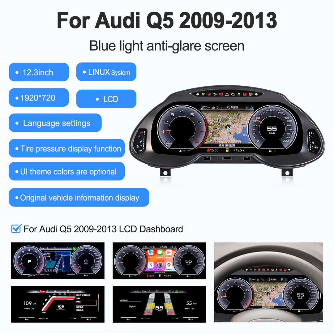 Audi Q5 (2009-2013) Digital Instrument Panel Upgrade