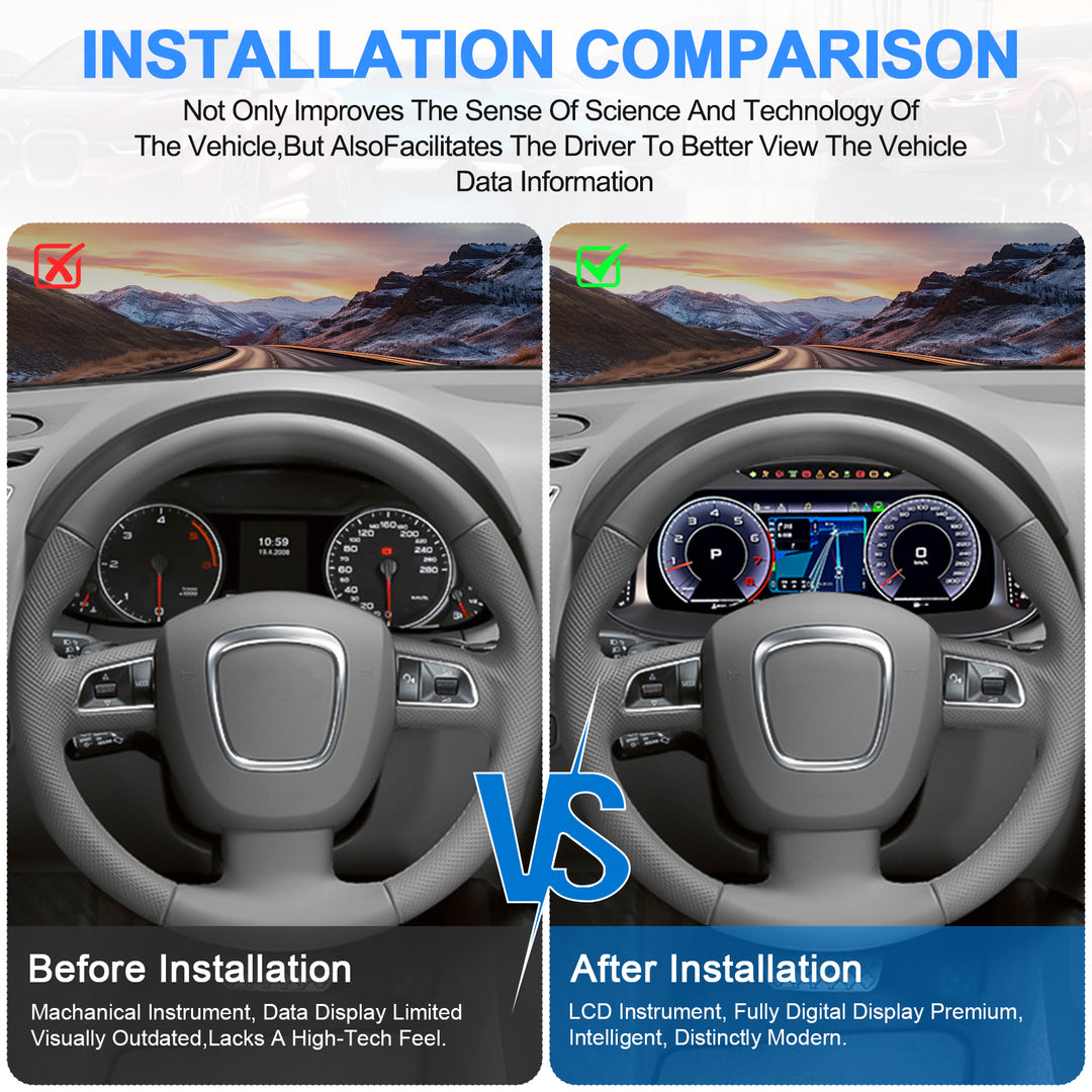 Audi Q5 (2009-2013) Digital Instrument Panel Upgrade