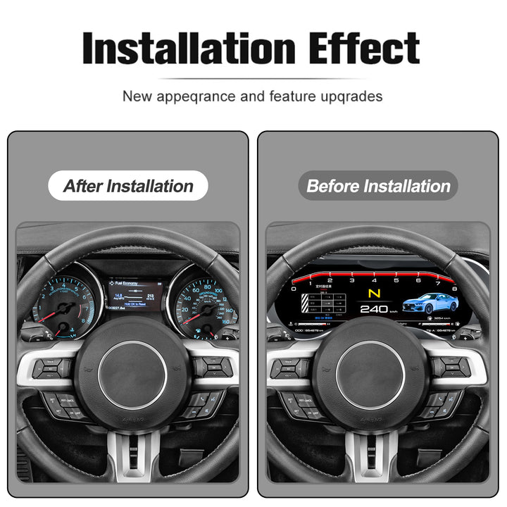 2015-2024 Ford Mustang Upgrade Edition 15.8-inch LCD Instrument Panel