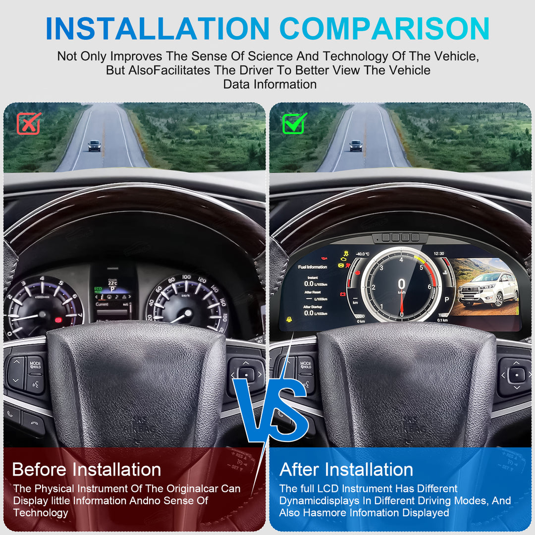 Toyota Innova (2016-2022) Digital Cluster Upgrade