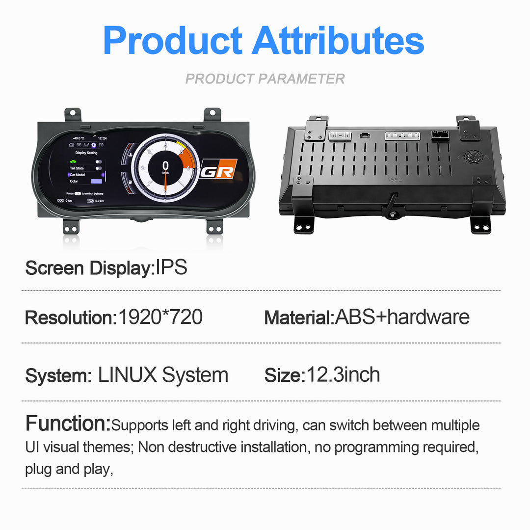Toyota Hilux/Fortuner (2015-2020) Digital Cluster Upgrade
