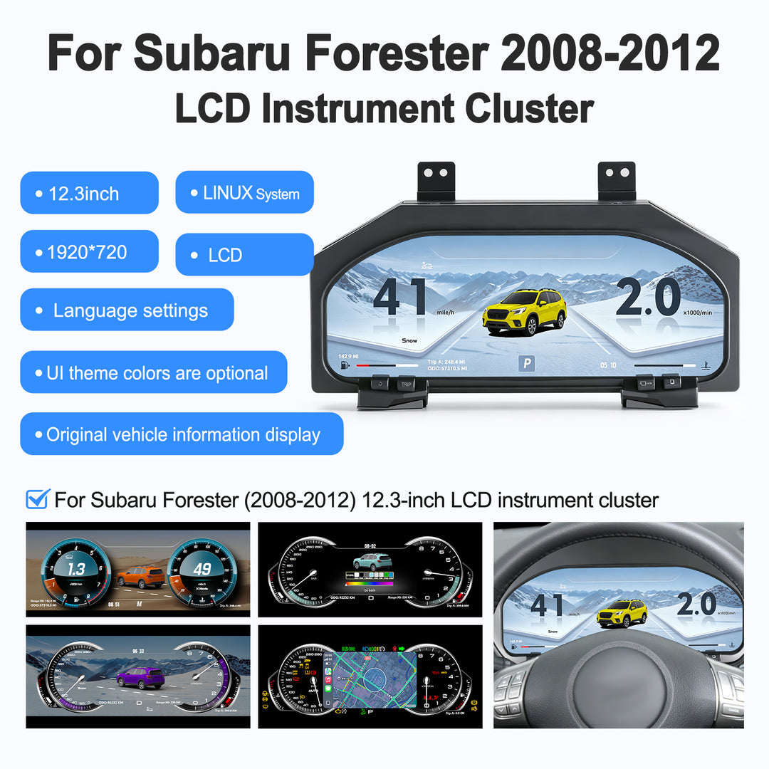 Subaru Forester (2008–2012) Dashboard
