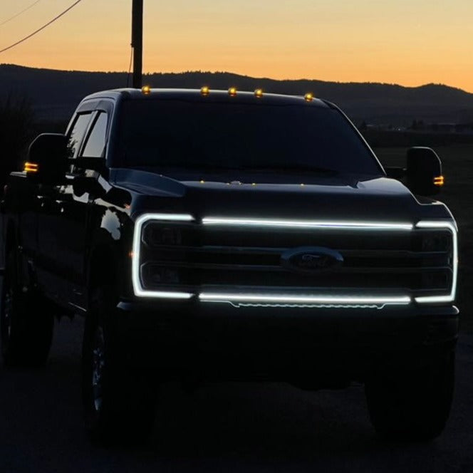 2023-2026+ Ford Super Duty F250 F350 LED Grille Trim Light Strip Kit