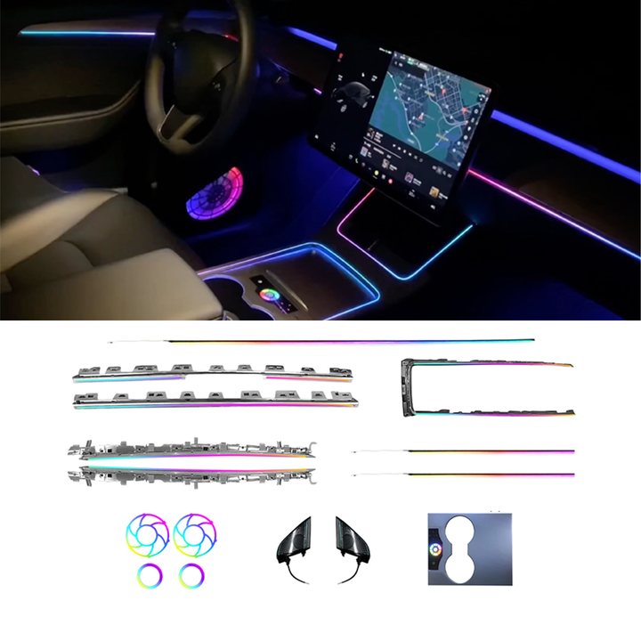 Tesla Model 3/Y 2021-2022 Dynamic Ambient Lighting Upgrade Kit