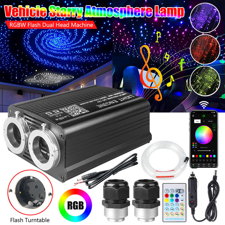 32W Fiber optic starry sky canopy is suitable for car and family gatherings.