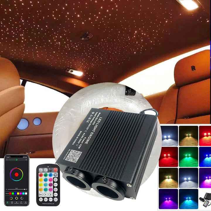 New type of fiber optic dual-head intelligent starry sky ceiling