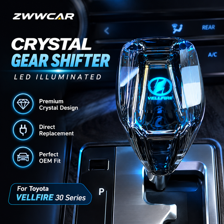 Toyota Alphard/Vellfire Illuminated Crystal Gear Shift Knob