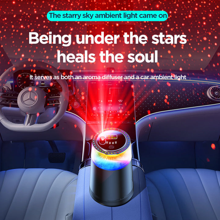 Car-mounted starry sky RGB Waterfall-Style Car Deodorizer