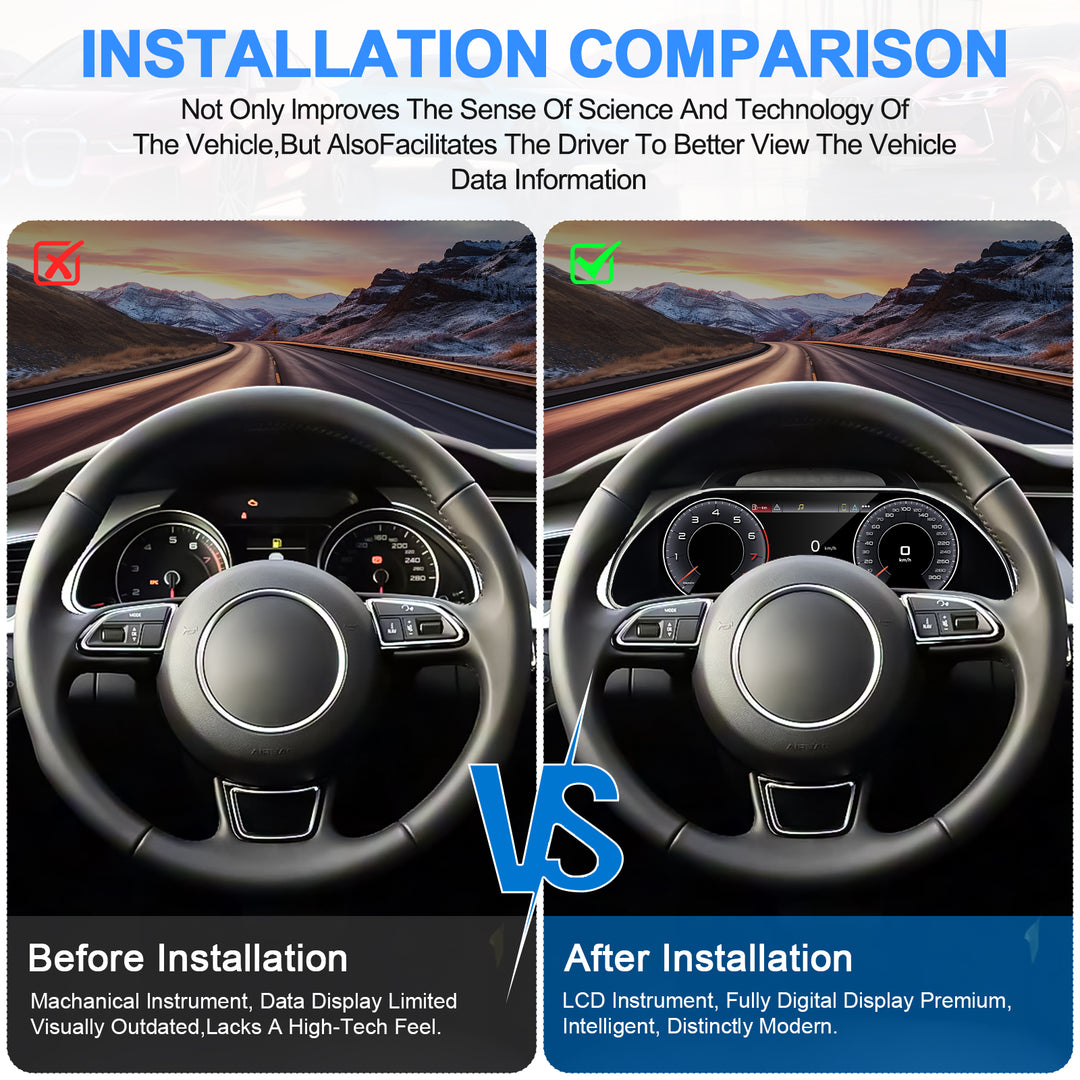 Audi A5/S5/RS5 (2008-2016) Digital Instrument Panel Upgrade