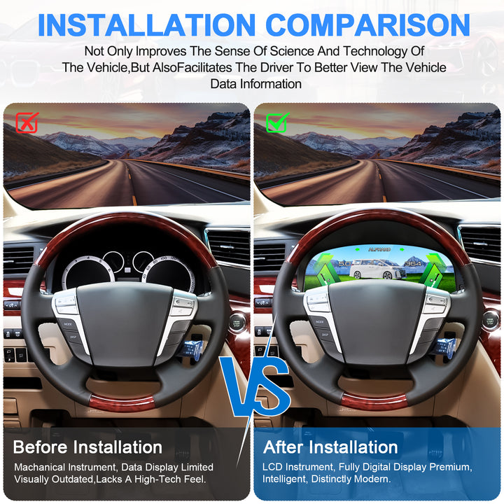 Toyota Alphard 20/30 (2008-2018) Digital Cluster Upgrade