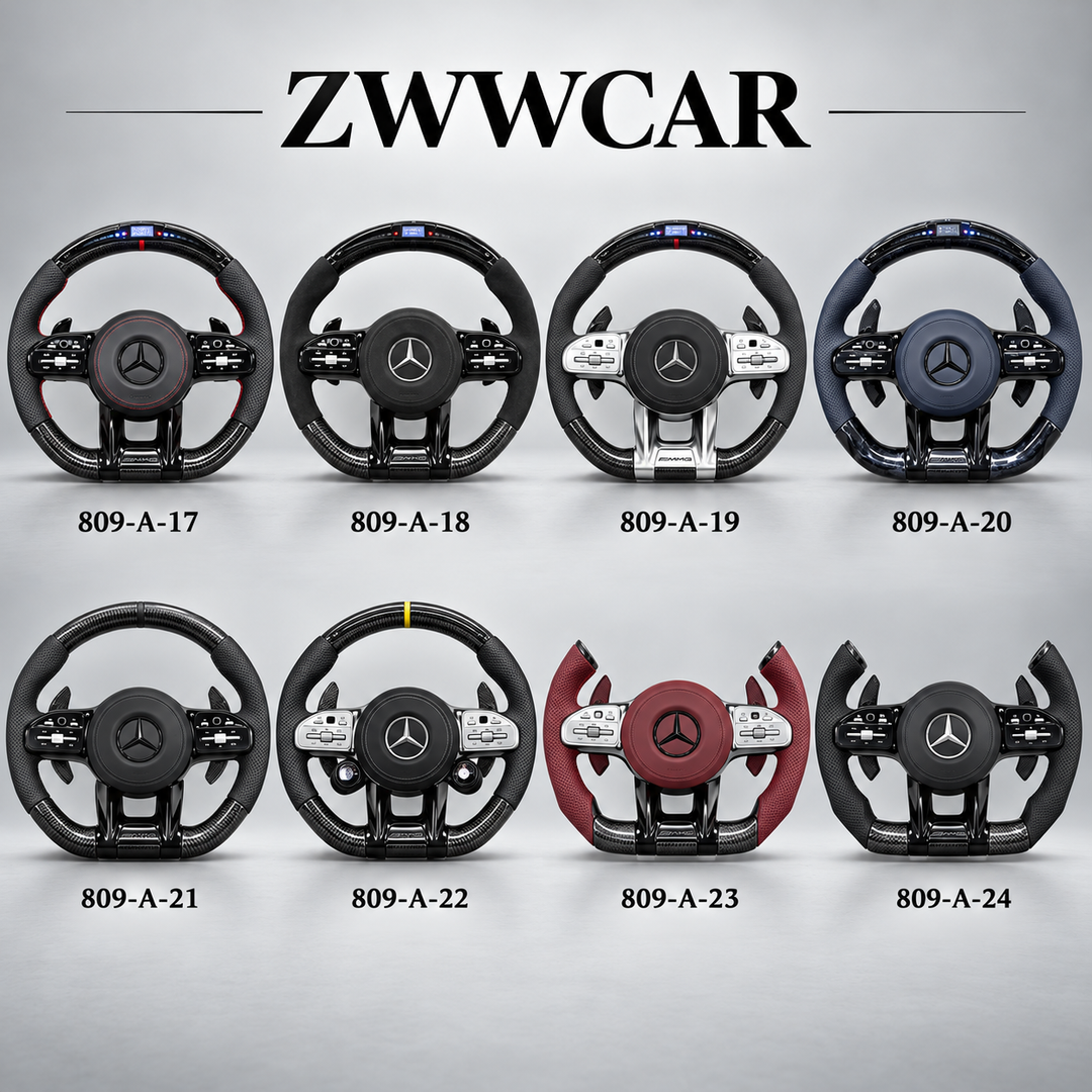 Carbon Fiber Style AMG "Dragonfly" Steering Wheel — Mercedes-Benz Specific
