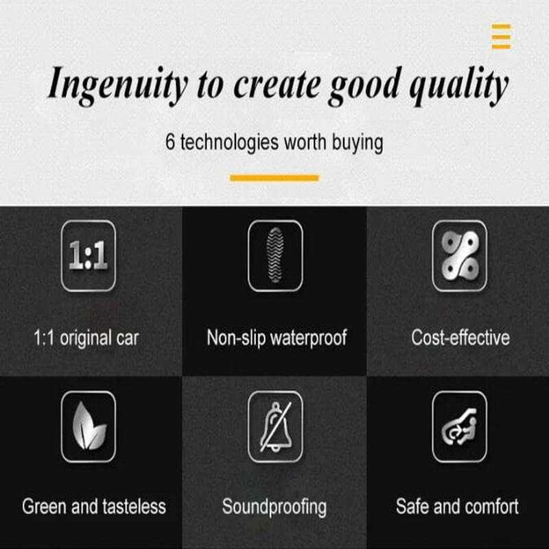 Custom leather starry sky car floor mats