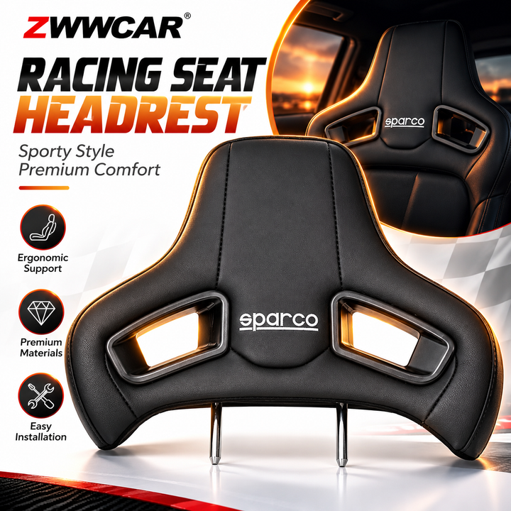 All-new universal racing-style sports headrest for Mercedes-Benz and BMW