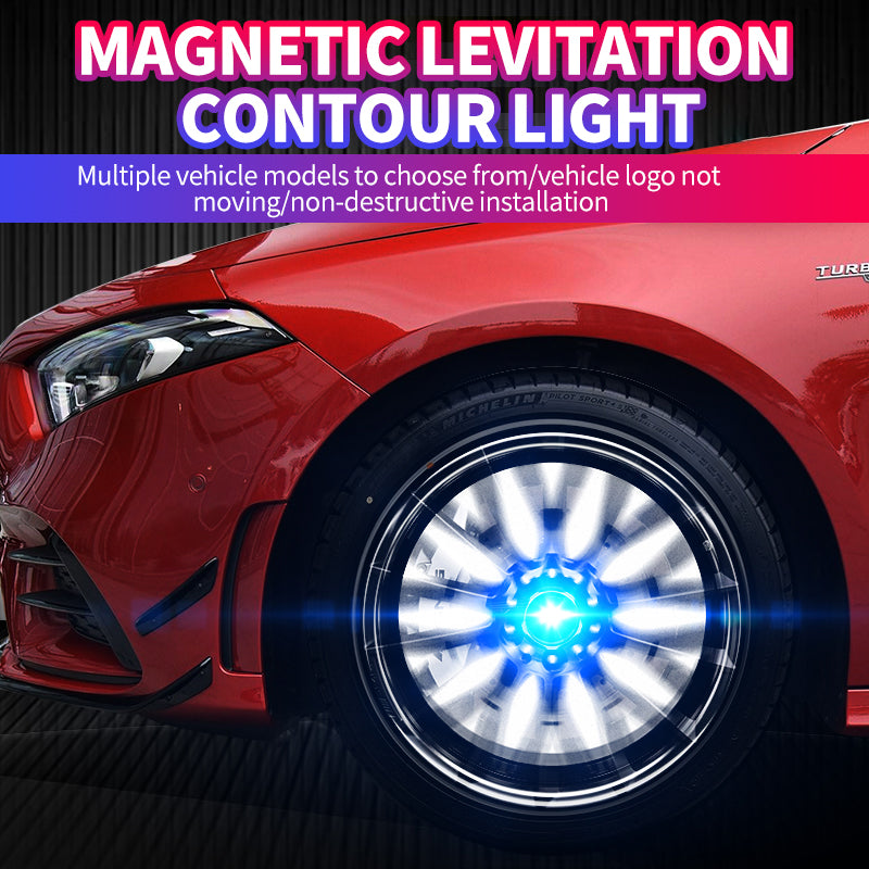 LED maglev hub center alloy wheel hub light