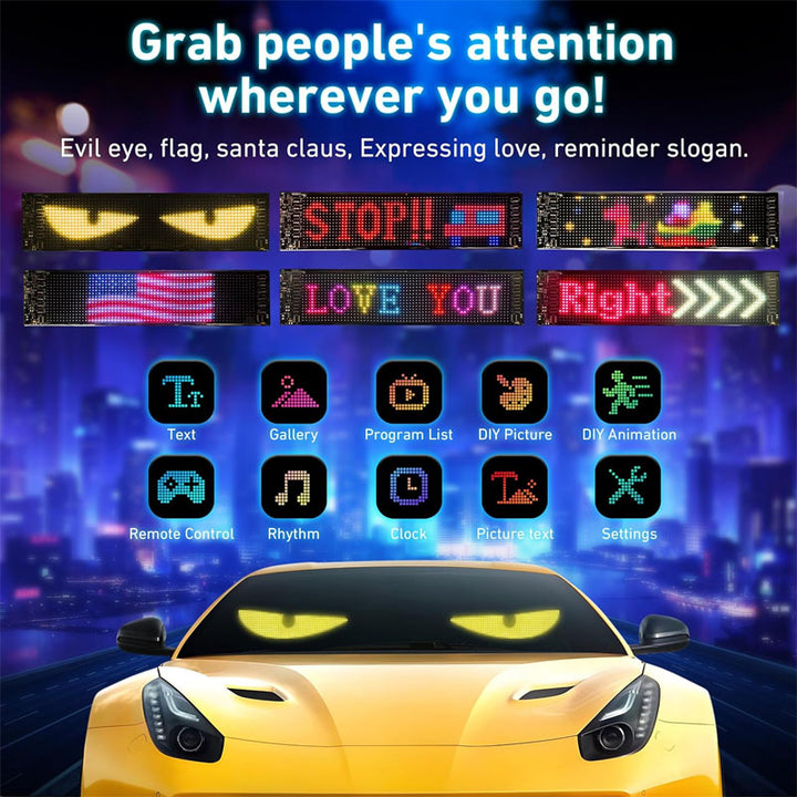 Car demon eye light APP control