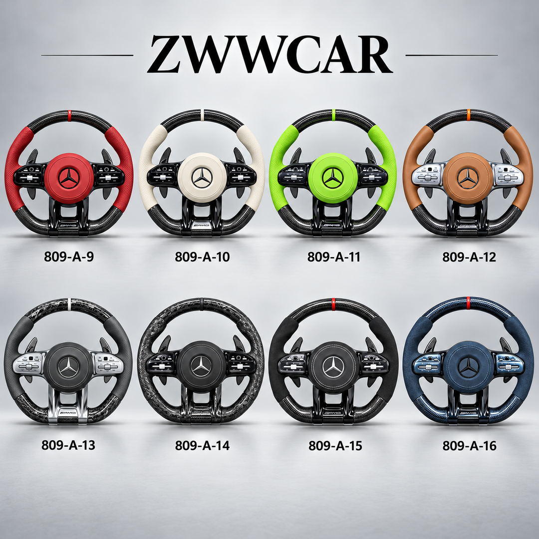 Carbon Fiber Style AMG "Dragonfly" Steering Wheel — Mercedes-Benz Specific