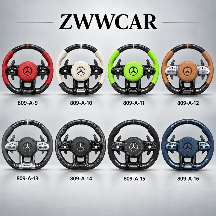 Carbon Fiber Style AMG "Dragonfly" Steering Wheel — Mercedes-Benz Specific
