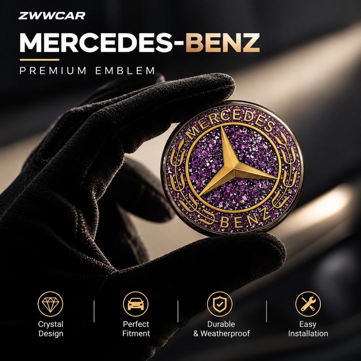 Forged Carbon Fiber Hood Emblem for Mercedes-Benz