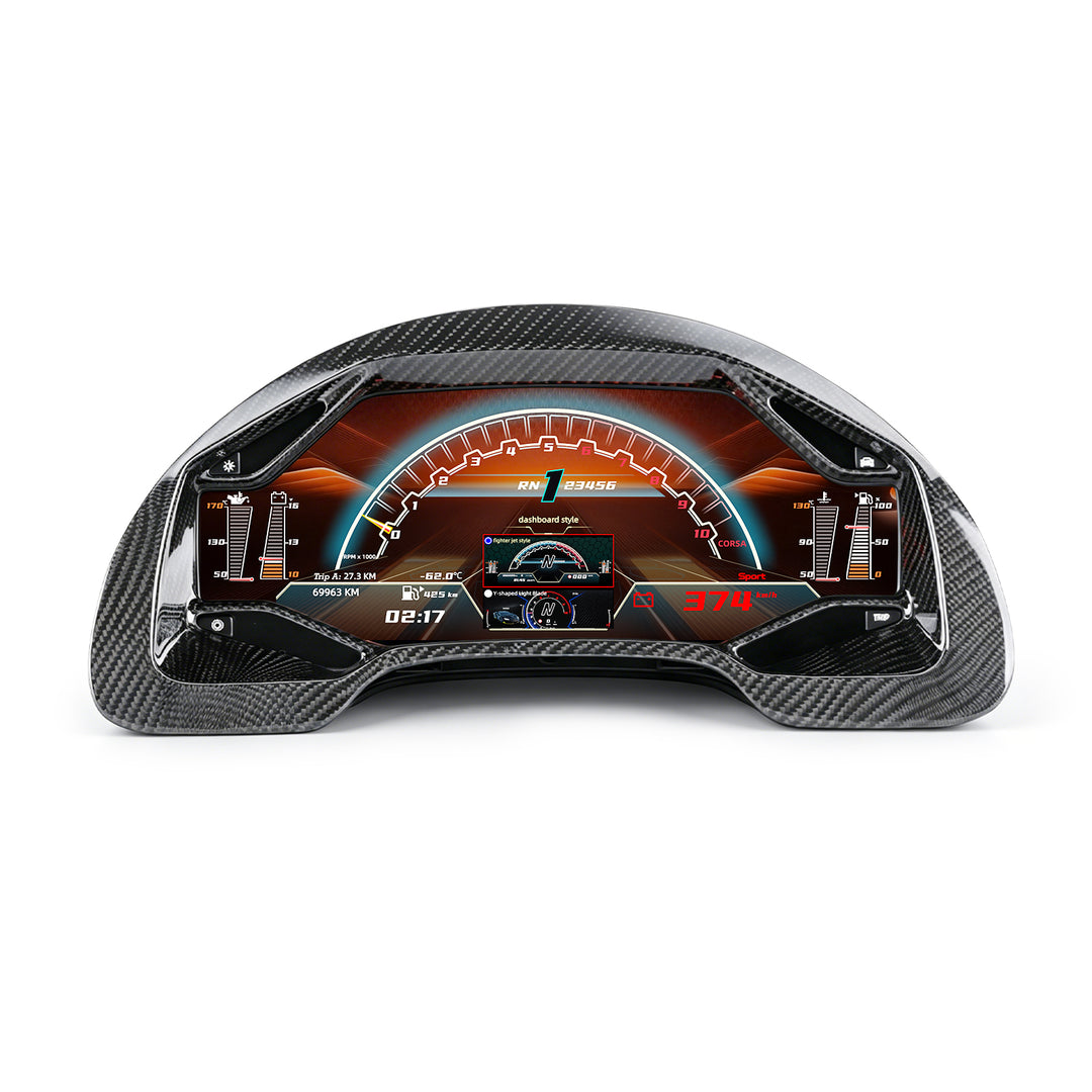 A dedicated page for upgrading and customizing your car's digital dashboard.