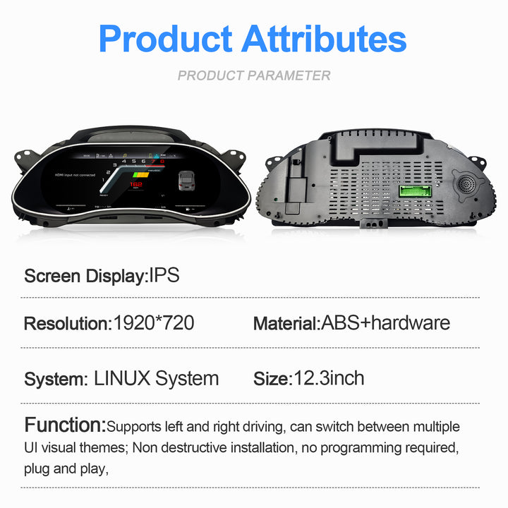 Audi A5/S5/RS5 (2008-2016) Digital Instrument Panel Upgrade