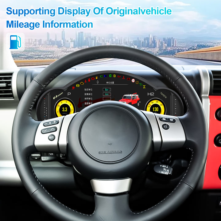Toyota FJ Cruiser (2007-2024) Digital Cluster Upgrade