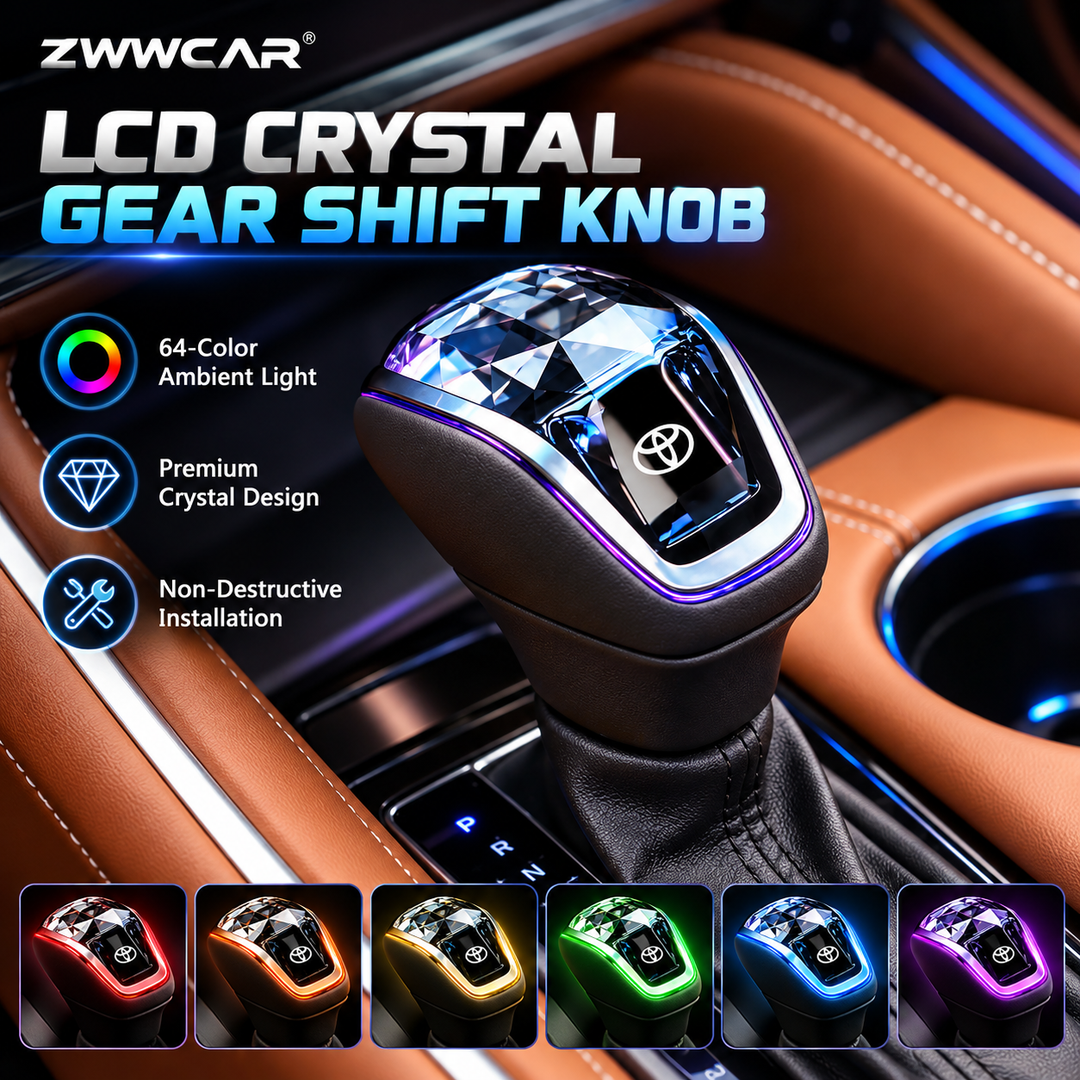 Toyota Crystal Color-Changing LED Gear Shift Knob
