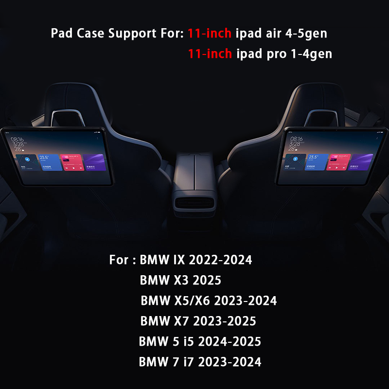 BMW-specific rear seat tablet holder