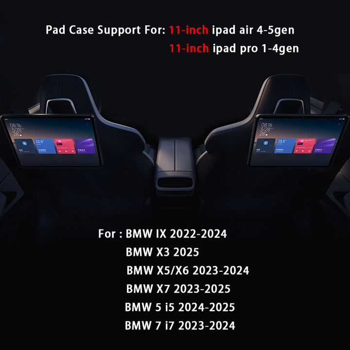 BMW-specific rear seat tablet holder