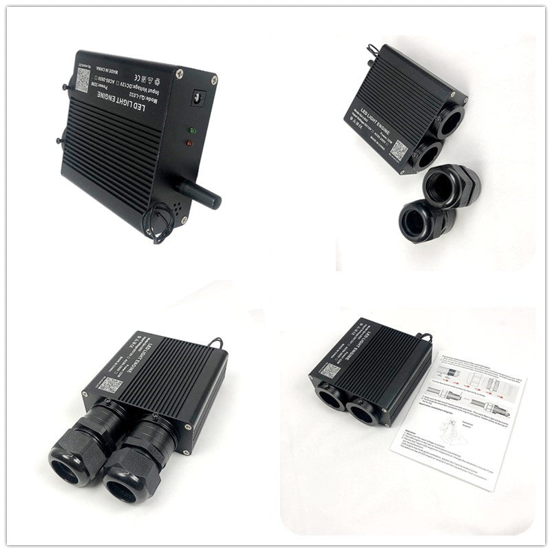 New type of fiber optic dual-head intelligent starry sky ceiling