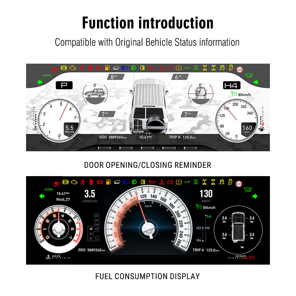 Toyota LC70/71/76/78/79 (2010-2023) Digital Cluster Upgrade