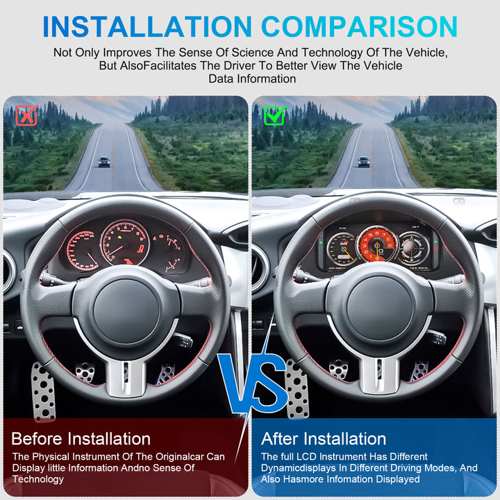 Toyota 86/Subaru BRZ (2013-2019) Digital Cluster Upgrade