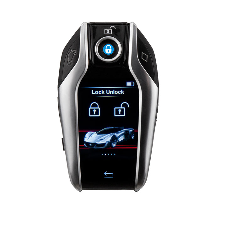 Smart LCD display modified car key