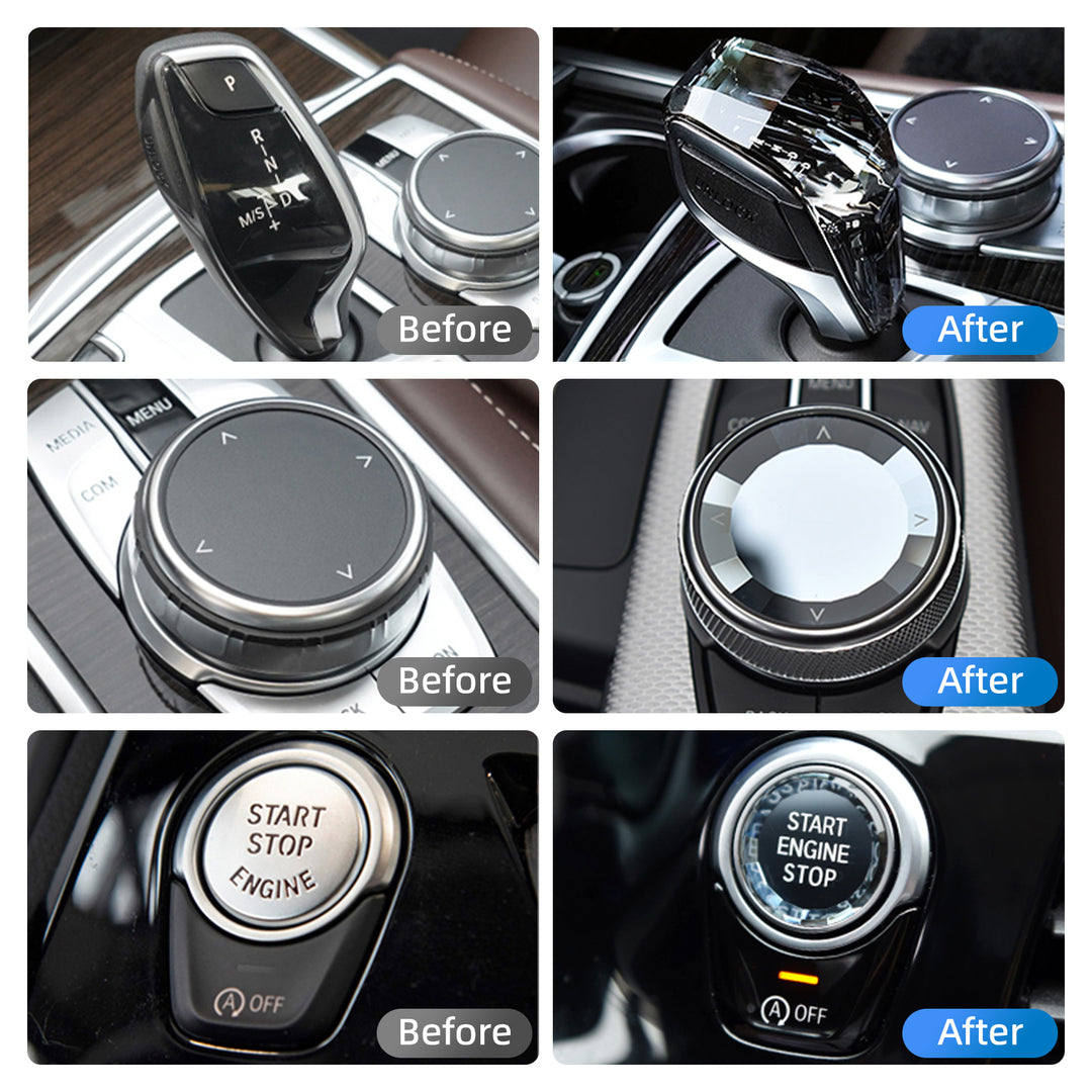 BMW crystal gear shift lever