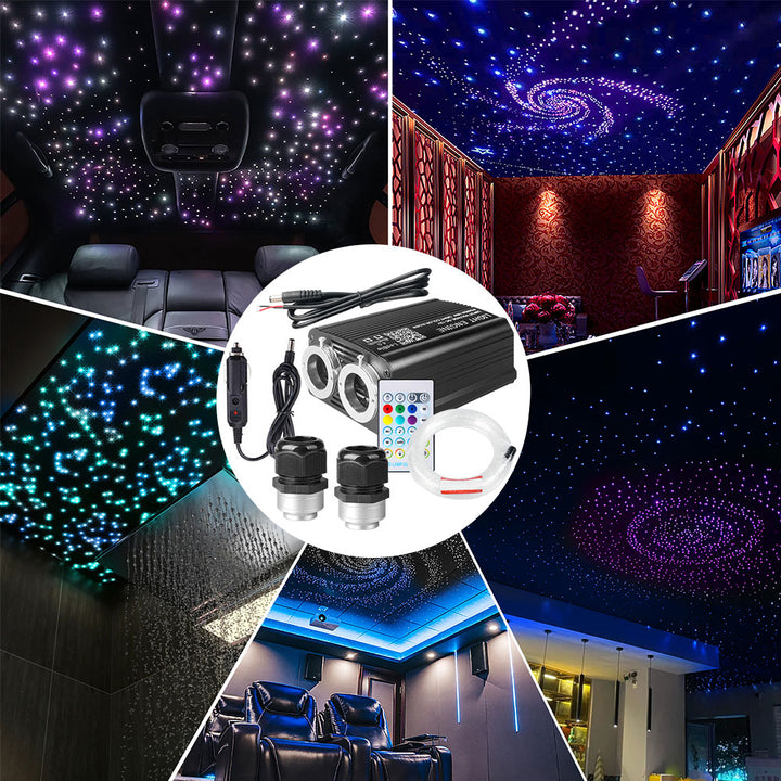 32W Fiber optic starry sky canopy is suitable for car and family gatherings.