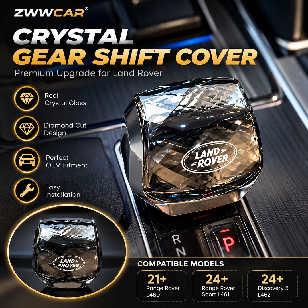Land Rover Crystal Illuminated Gear Shift Knob
