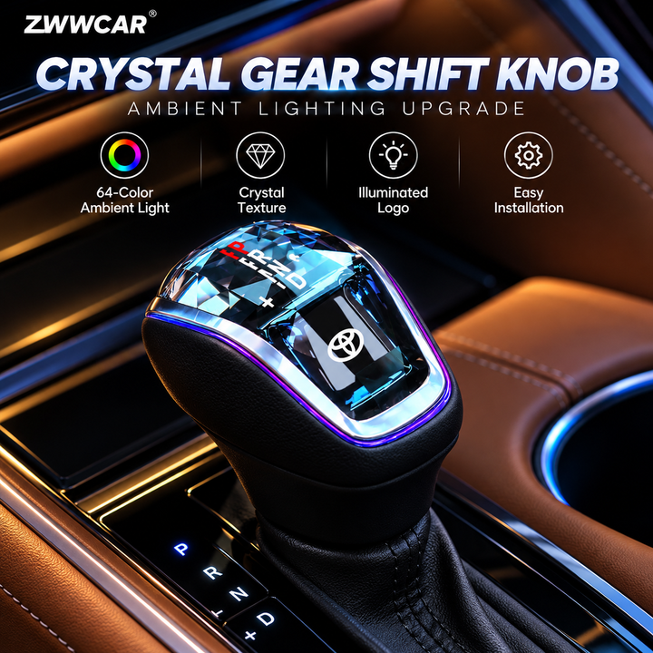 Toyota Crystal Color-Changing LED Gear Shift Knob