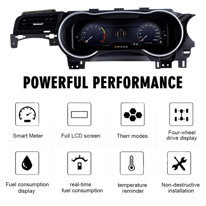 2015-2021 Ford Mustang Upgrade Edition 12.3-inch LCD Instrument Panel