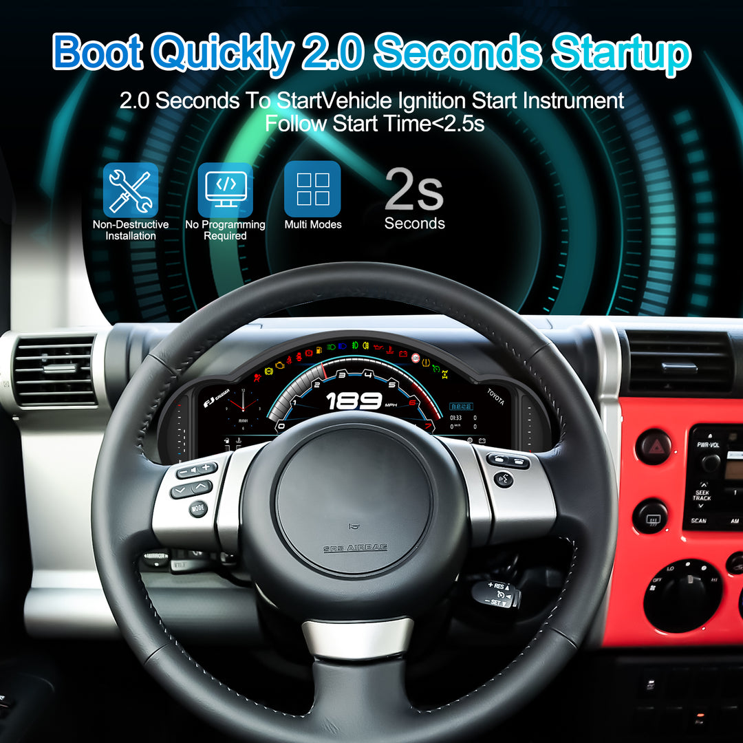 Toyota FJ Cruiser (2007-2024) Digital Cluster Upgrade