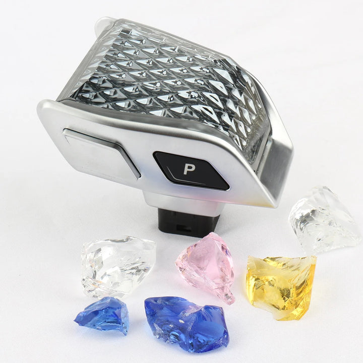 Audi LED crystal gear selector and gear selector knob